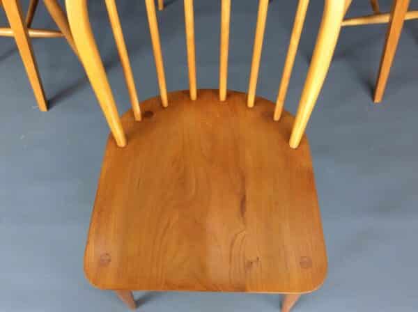 Mid Century Ercol Dining Table and Four Chairs - Image 4