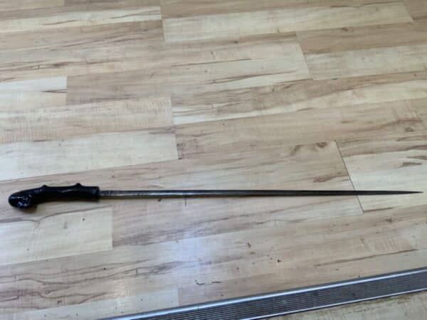 SOLD Irish Blackthorn walking stick sword stick with double edged blade - Image 27