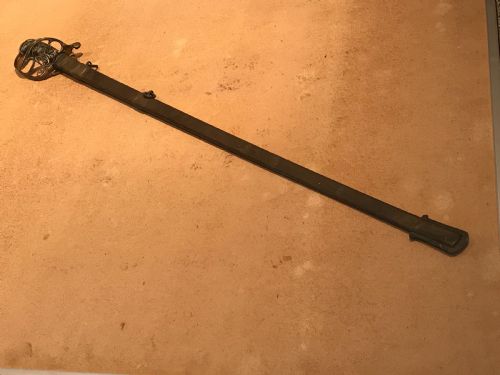 Sword & scabbard Victorian British Officers Antique Swords 4