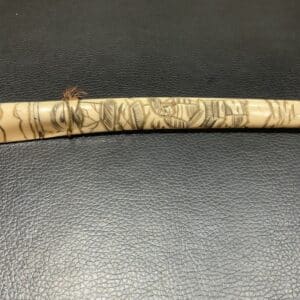 Japanese carved Bone Knife Antique Collectibles