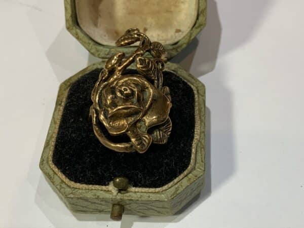 English Rose Ring Antique Jewellery 3