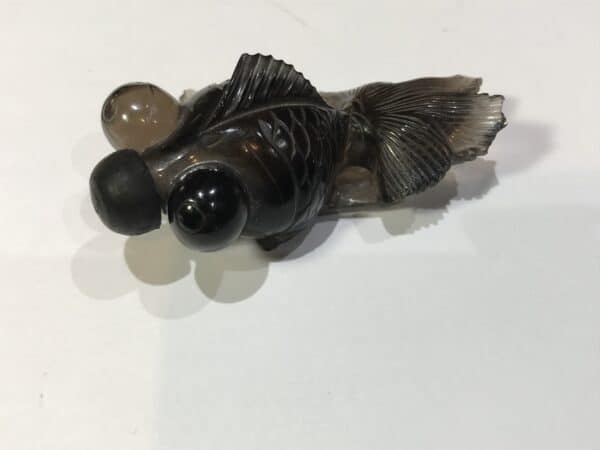 Japanese scent bottle in shape of fish Miscellaneous 4