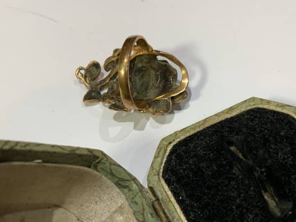 English Rose Ring Antique Jewellery 7