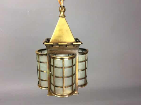 Arts and Crafts Brass Lantern - Image 2