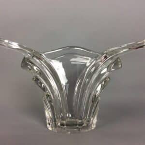 Mid Century French Art Glass Fruit Bowl French Art Glass Antique Glassware