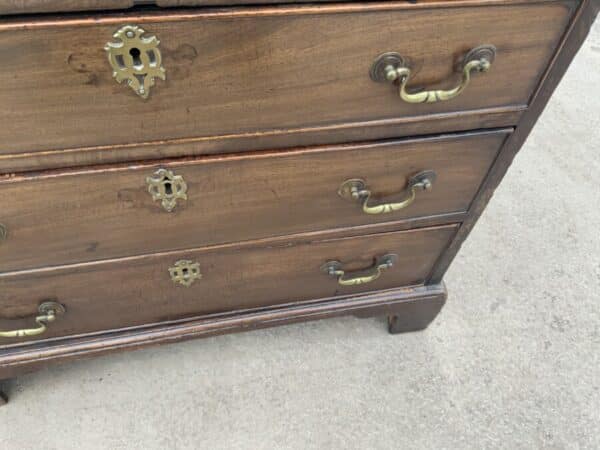 Brush Slide Georgian Mahogany Chest Of Drawers - Image 17