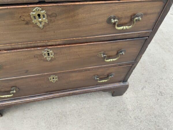 Brush Slide Georgian Mahogany Chest Of Drawers Antique Chest Of Drawers 19