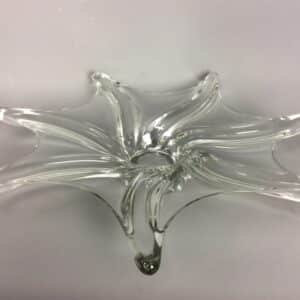 Mid Century French Art Glass Splash Bowl Art Glass Splash Bowl Antique Glassware