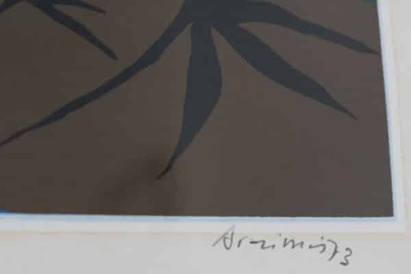 Moonlit Scene - Style of Joan Miró - Lithograph - Image 5