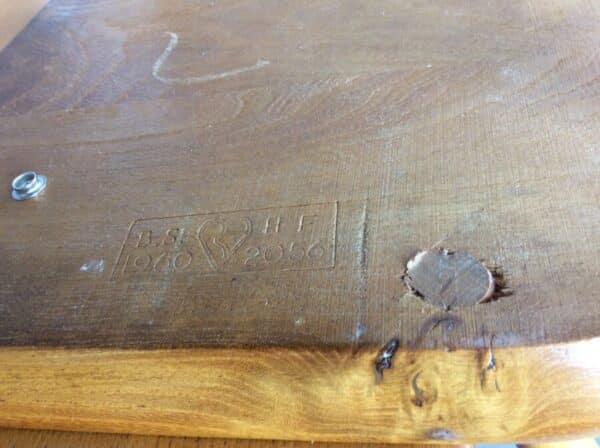 Mid Century Ercol Dining Table and Four Chairs - Image 5