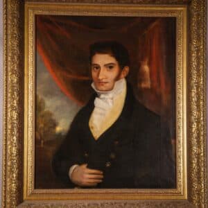 Regency Gentleman Portrait After Sir Thomas Lawrence Regency Gentleman Oil Portrait Antique Art