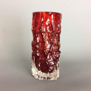 Whitefriars Small Bark Vase by Geoffrey Baxter Geoffrey Baxter Antique Glassware