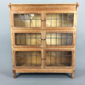 Minty of Oxford Limed Oak Bookcase bookcase Antique Bookcases