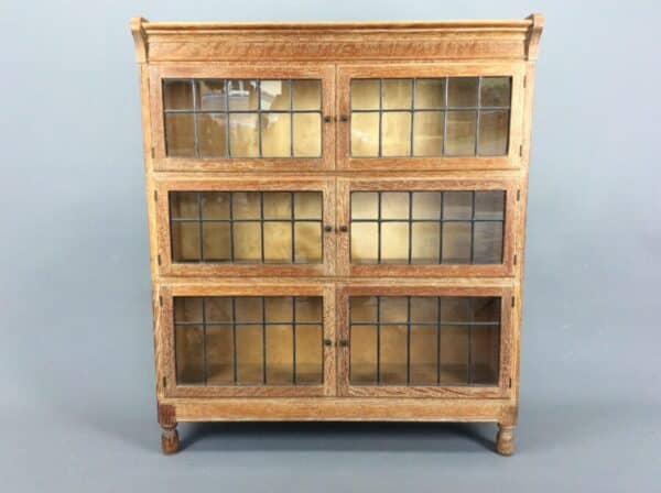 Minty of Oxford Limed Oak Bookcase bookcase Antique Bookcases 3