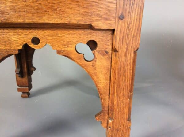 Pair of Gothic Revival Stools - Image 3