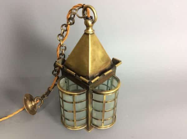 Arts and Crafts Brass Lantern - Image 8