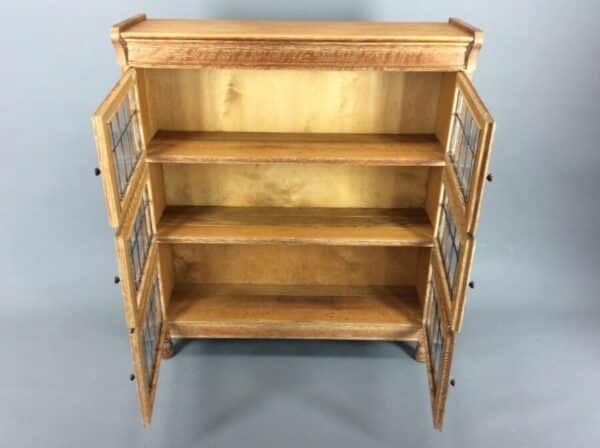 Minty of Oxford Limed Oak Bookcase bookcase Antique Bookcases 7