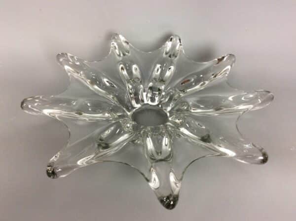 Mid Century Large French Art Glass Splash Bowl