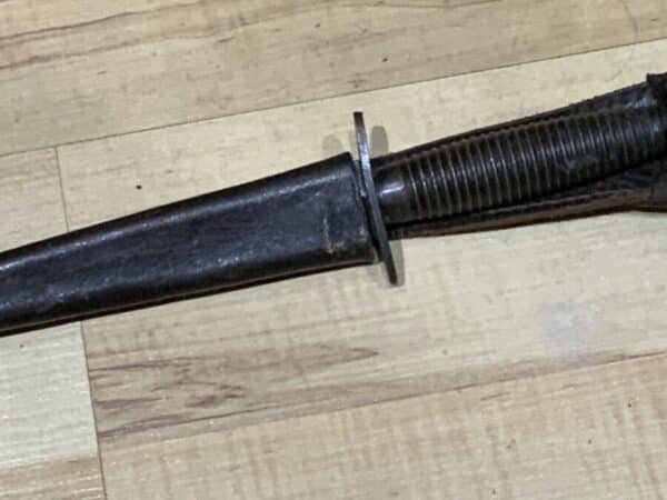 Commando dagger and leather scabbard William Rogers Sheffield 2WW Military & War Antiques 5