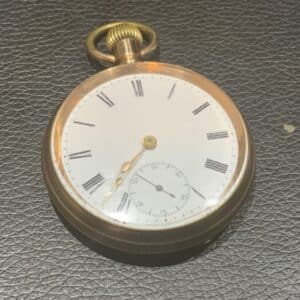 Pocket watch Coventry maker H Williamson gold filled case Antique Watches