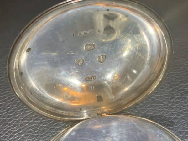 Coventry made Silver Cased open faced man’s pocket watch - Image 3
