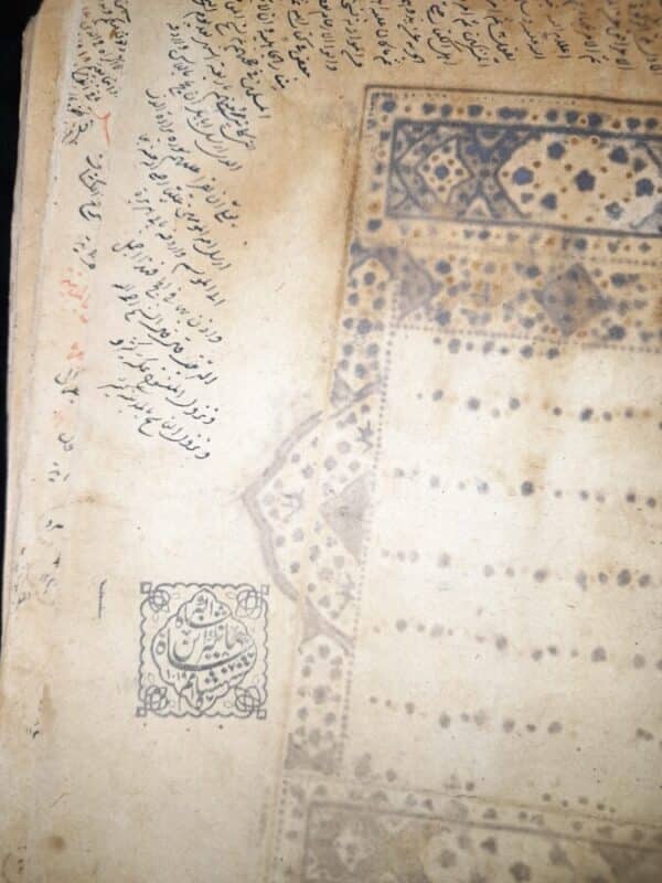Antique islamic mughal HANDWRITTEN Quran manuscript 17th C Book Antique Art 14
