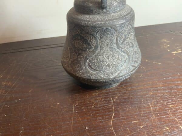 Persian Silver Ewer stunning work - Image 6