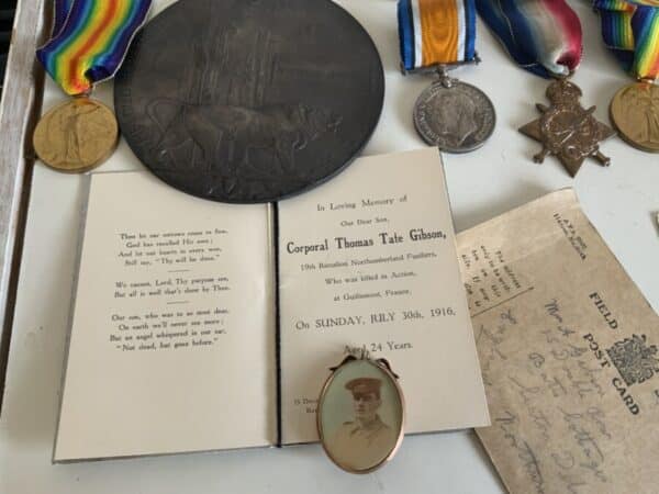 1WW medals Group to two Brothers and Brother in-law Antique Collectibles 5