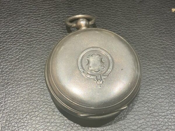 Coventry made Silver Cased open faced man’s pocket watch Antique Jewellery 4