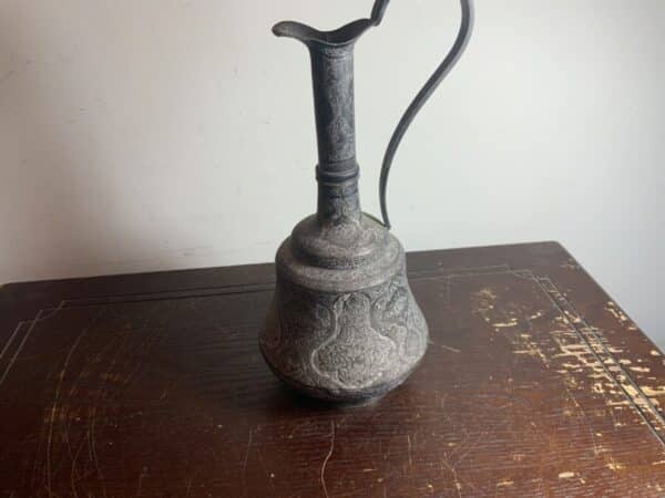 Persian Silver Ewer stunning work - Image 8