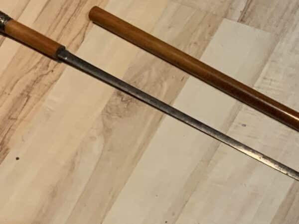 Masonic Double edged blade Gentleman’s walking stick sword stick - Image 10
