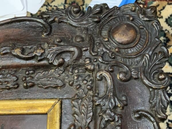 Painting Dutch Masterpiece oil on copper in quality frame - Image 19