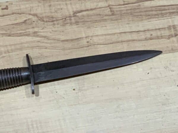 Commando dagger and leather scabbard William Rogers Sheffield 2WW Military & War Antiques 13