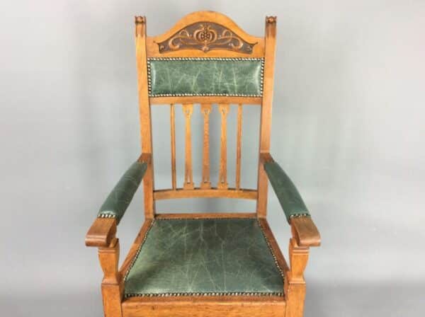 Arts and Crafts Armchair Arts and Crafts Antique Chairs 5