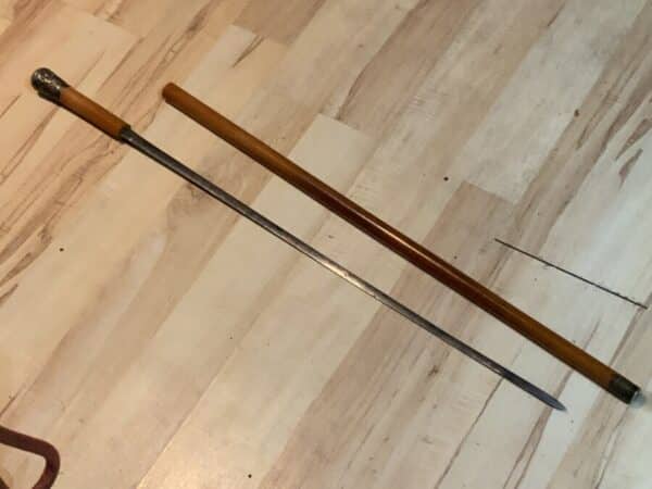 Masonic Double edged blade Gentleman’s walking stick sword stick