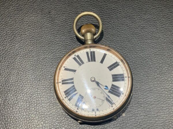 Pocket watch steel cased Goliath type