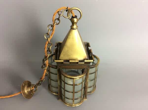 Arts and Crafts Brass Lantern Arts and Crafts Antique Lighting 9