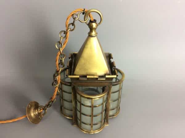Arts and Crafts Brass Lantern - Image 7