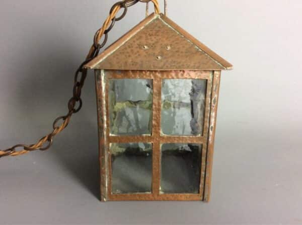 Arts and Crafts Copper Lantern - Image 6