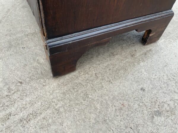 Brush Slide Georgian Mahogany Chest Of Drawers - Image 6