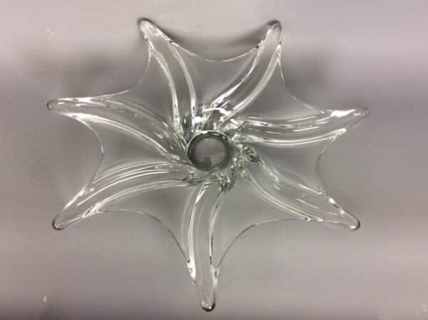 Mid Century French Art Glass Splash Bowl Art Glass Splash Bowl Antique Glassware 4