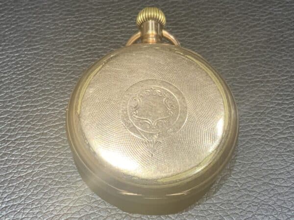 Pocket watch Coventry maker H Williamson gold filled case - Image 2
