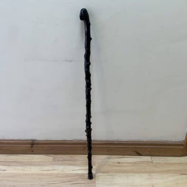 SOLD Irish Blackthorn walking stick sword stick with double edged blade