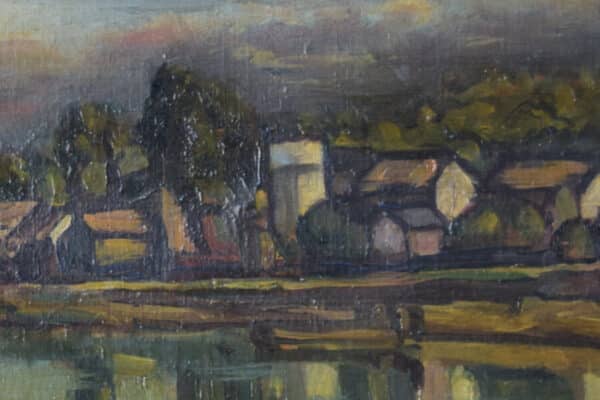 Michel Adlen – Landscape of Chaufour, France abstract art Antique Art 6