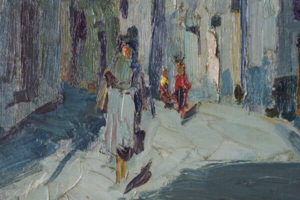 J. Mir - Street Scene on a Sunny Day - Image 4