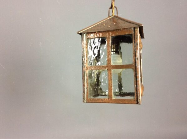 Arts and Crafts Copper Lantern - Image 3