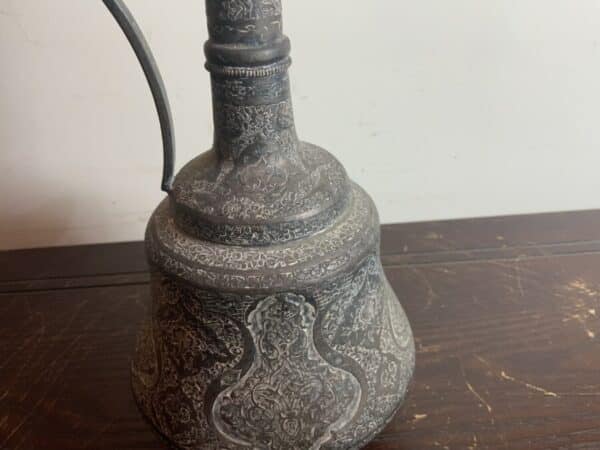 Persian Silver Ewer stunning work - Image 3
