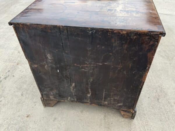 Brush Slide Georgian Mahogany Chest Of Drawers - Image 5