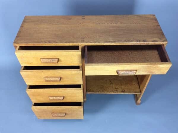 Cotswold School Oak Writing Desk Cotswold School Oak Writing Desk Antique Desks 6