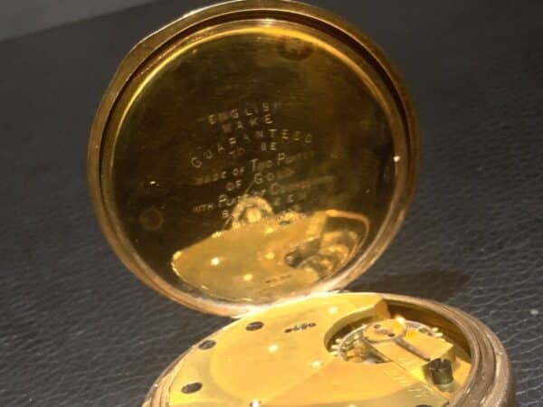 Pocket watch Coventry maker H Williamson gold filled case - Image 6